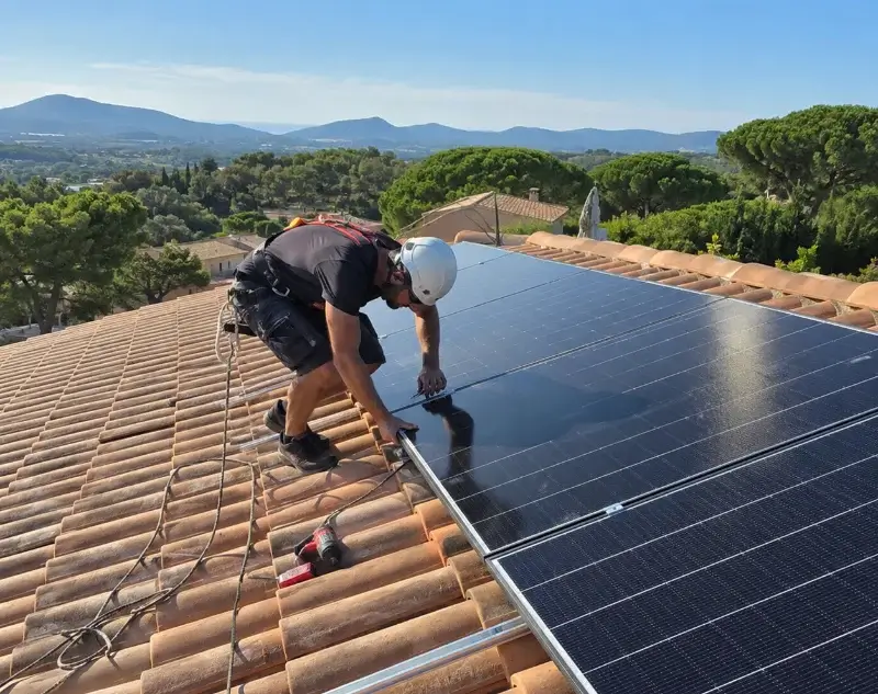 Installateur panneaux solaires Peypin-d'Aigues — pose photovoltaïque sur toiture